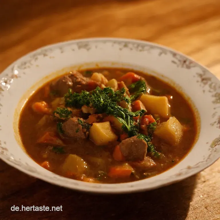 Omas Herzhafter Irish Stew presentation