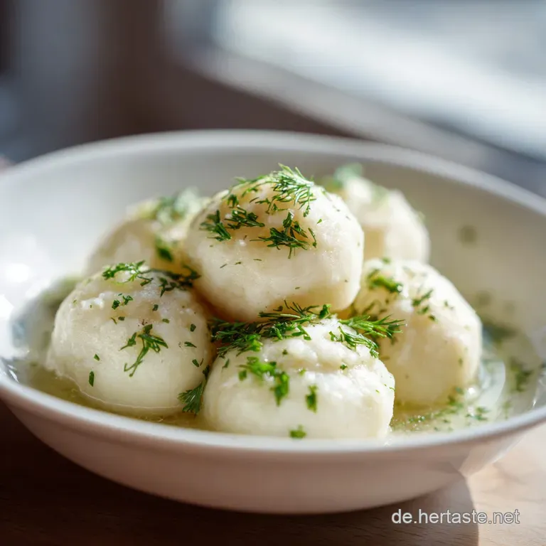 Omas Kartoffelkl&ouml;&szlig;e aus gekochten Kartoffeln