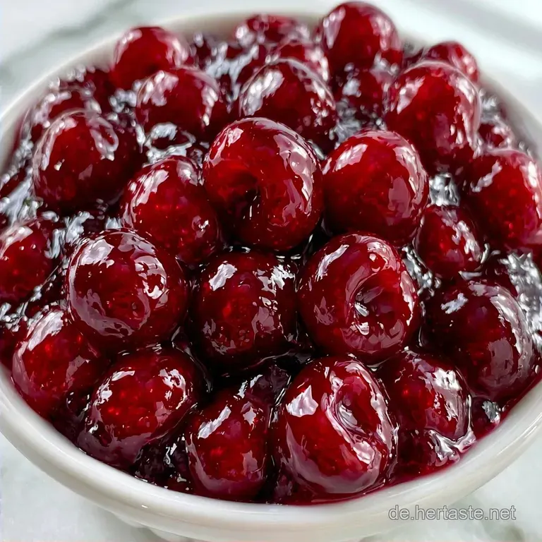 Omas Kirschmarmelade Rezept mit S&uuml;&szlig;kirschen