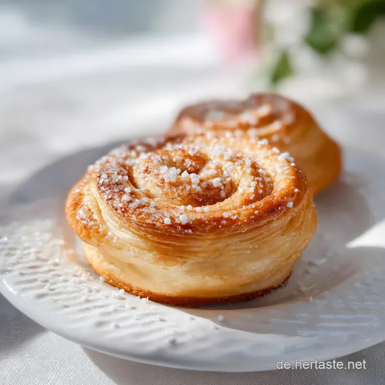 Franzbr&ouml;tchen: Buttrig und Karamellisiert