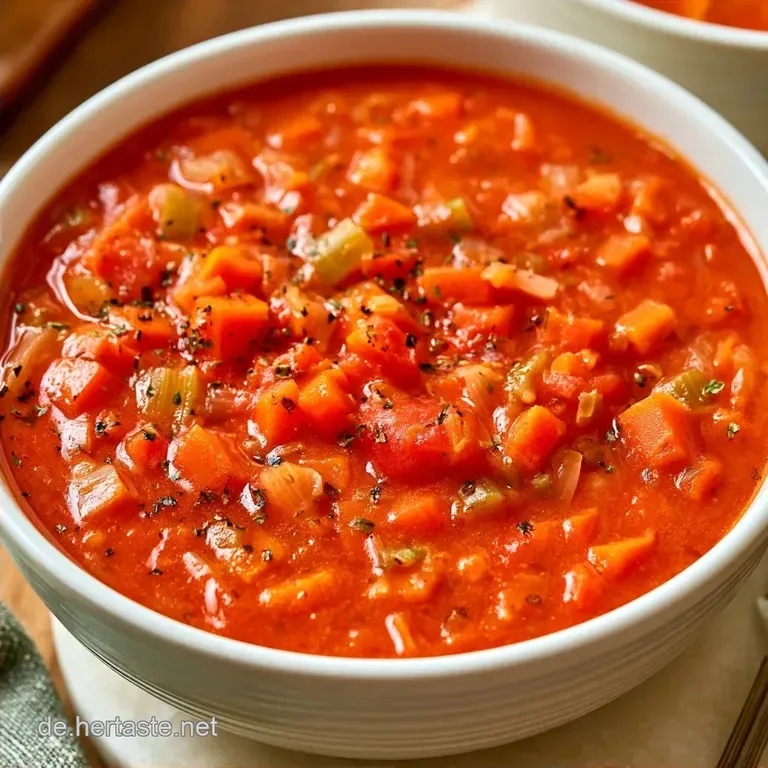 Originale Minestrone Suppe mit Frischem Gem&uuml;se