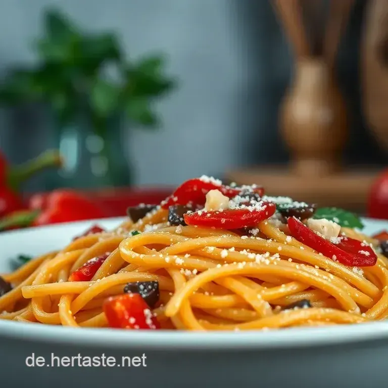 Paprika-Pasta &ndash; Die Beste Paprika-Nudelpfanne aller Zeiten!