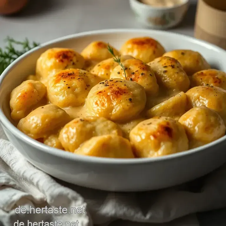 Perfekte Kartoffelkn&ouml;del: Traditionelles Rezept F&uuml;r Gerichte Mit Herz presentation