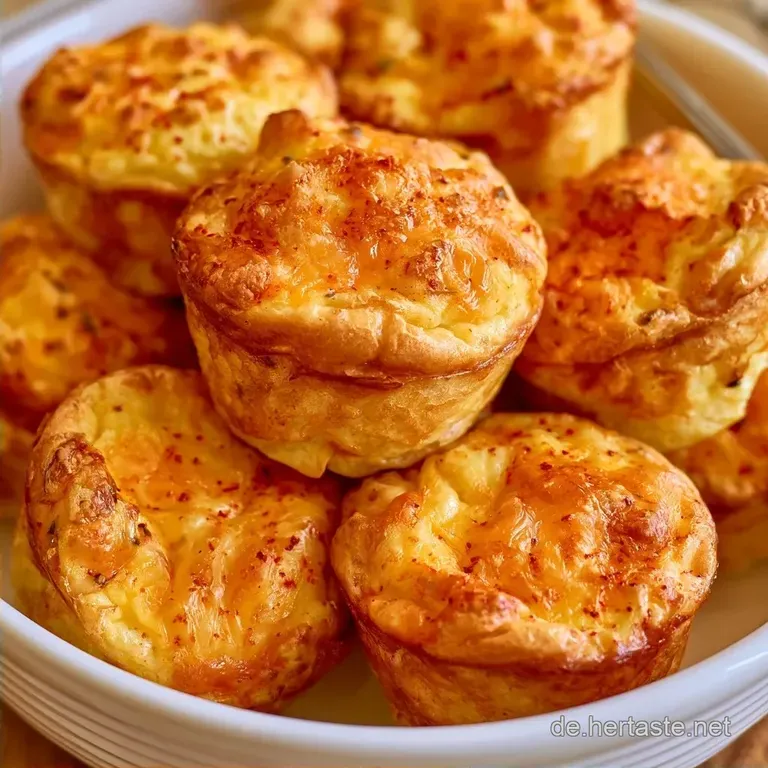 Proteinreiche Eiermuffins mit H&uuml;ttenk&auml;se
