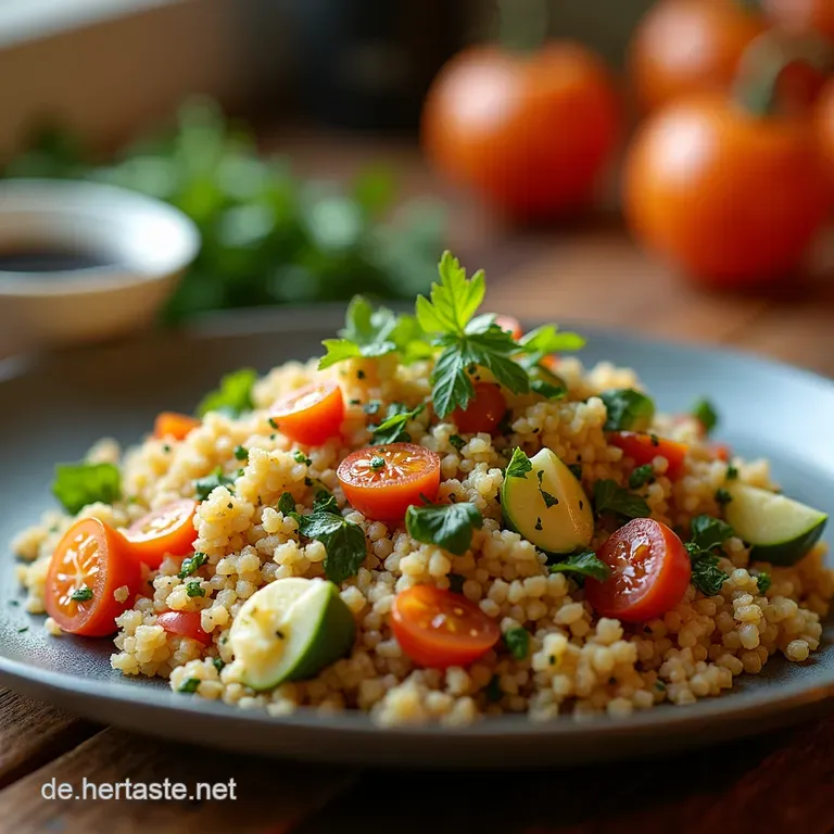 Quinoapowersalat Mit Kichererbsen presentation