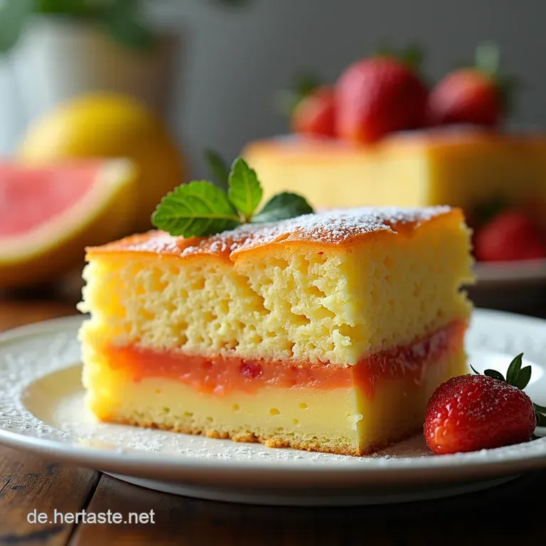 RegenbogenZauber B&auml;ckertes ZitronenlimoKuchen