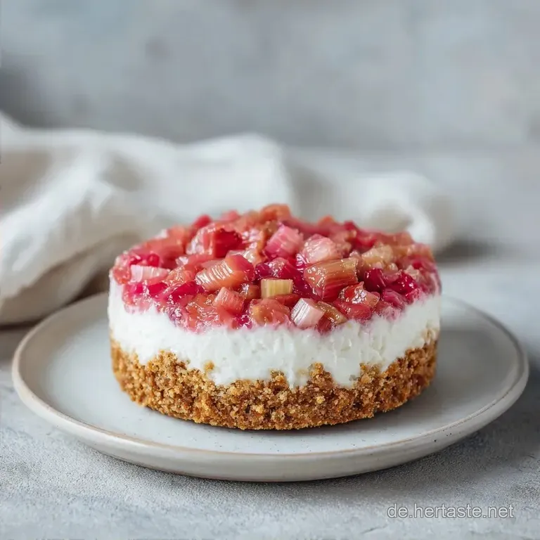 Rhabarber Schmandkuchen: Cremig und Samtig