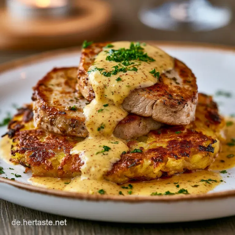 R&ouml;sti Schnitzel Auflauf: Herzhaft und Cremig