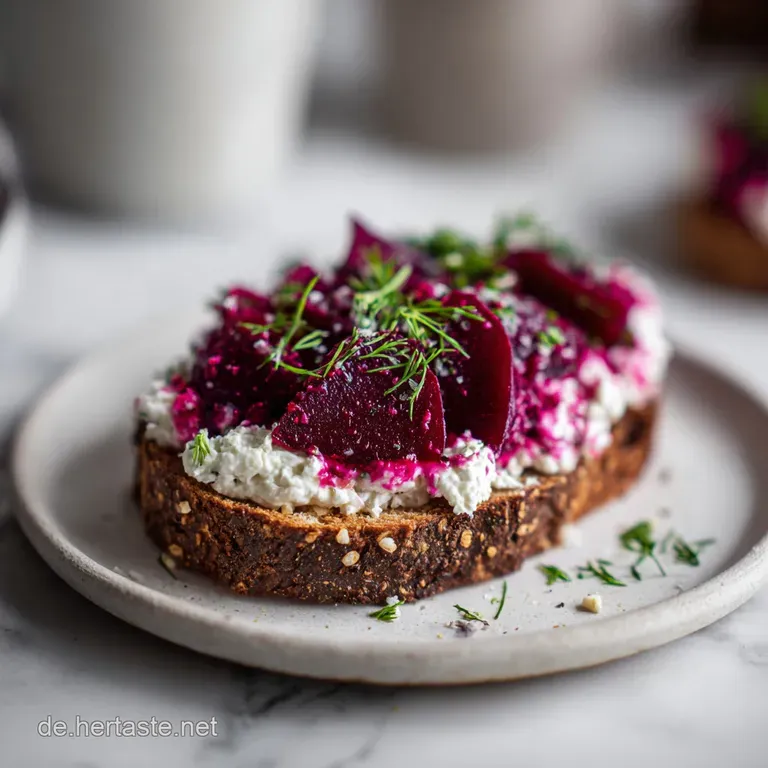 Rote Bete Aufstrich mit Meerrettich