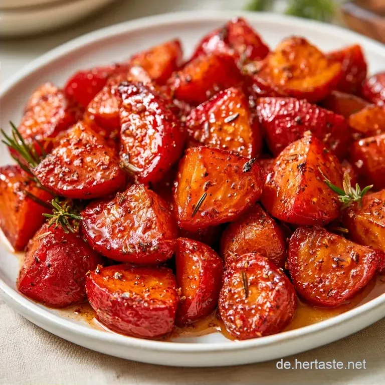 Rote Bete Aus Dem Ofen mit frischem Rosmarin