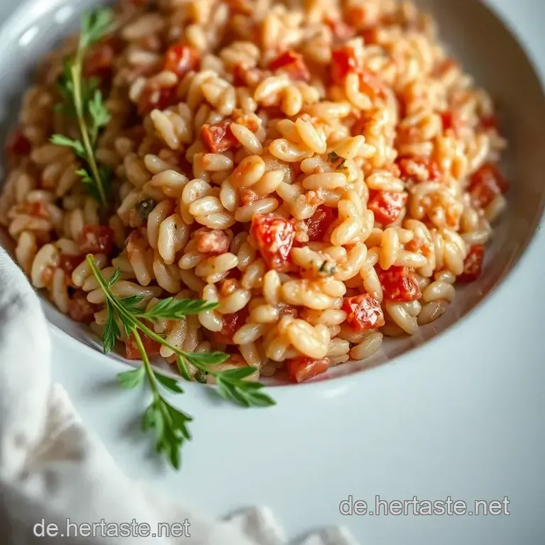Rote Bete Risotto: Himmlisch Cremig Mit Nussiger Note presentation