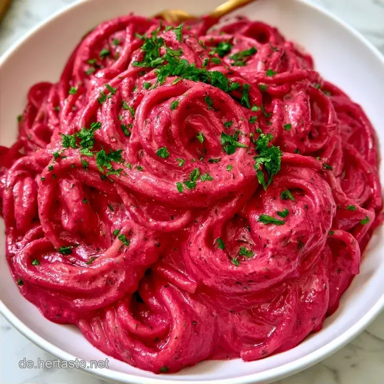 Samtige Rote-Bete-Spaghetti