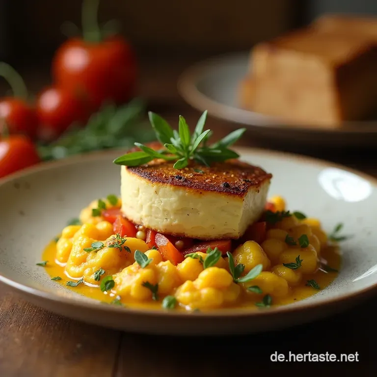 Wilde Alpenk&uuml;sse Rustikale Gemsequiche Mit Bergk&auml;se Und Thymian presentation