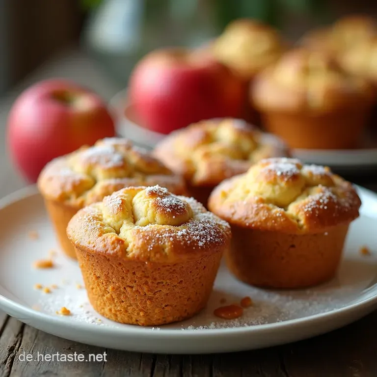 Saftige ApfelZimtMuffins mit knusprigen Streuseln