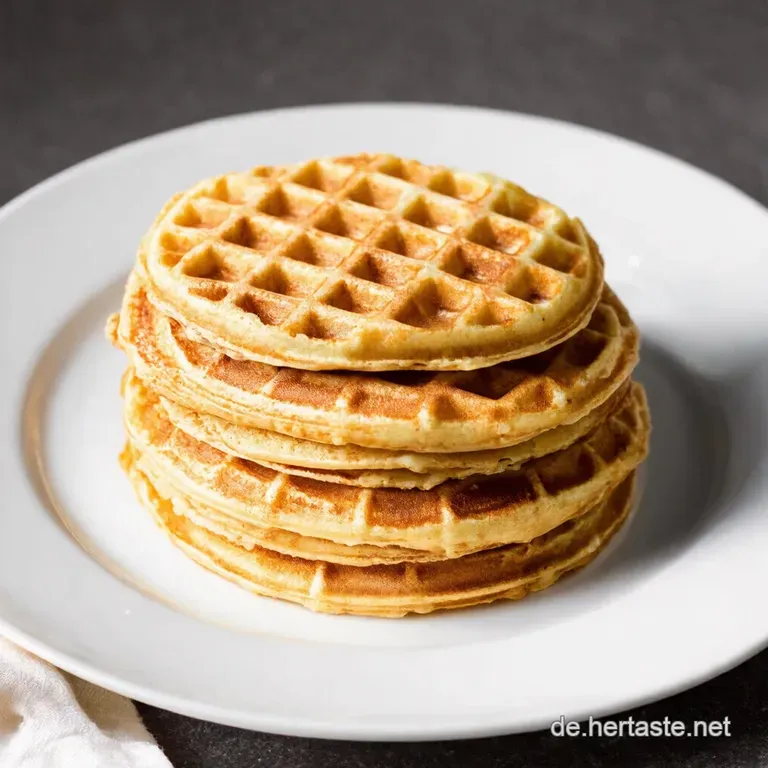 Saftige Bananenwaffeln Ein Waffeltraum