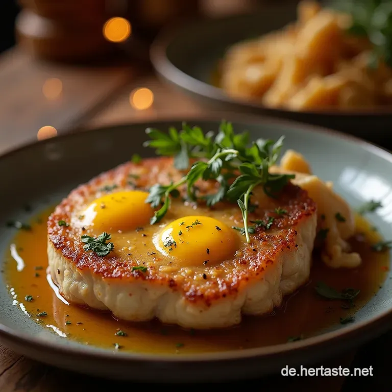 Der Saftige Falsche Hase Omas Hackbraten Mit Eikern Und W&uuml;rziger Glasur presentation