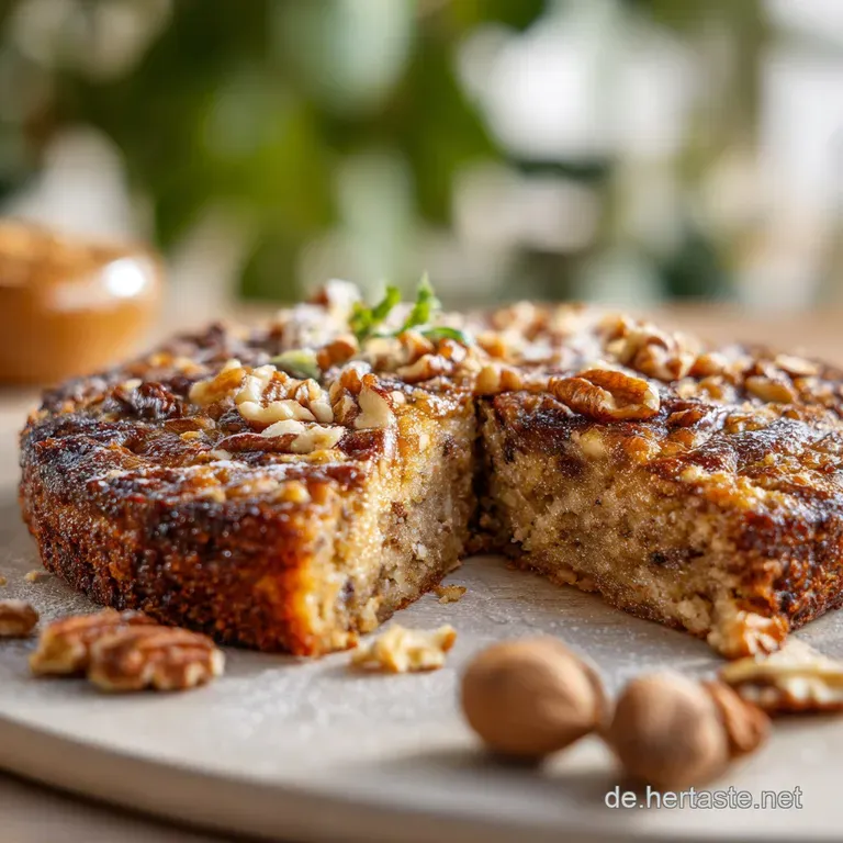 Der Saftige Seelentr&ouml;ster Klassischer Haselnusskuchen Ohne Mehl presentation