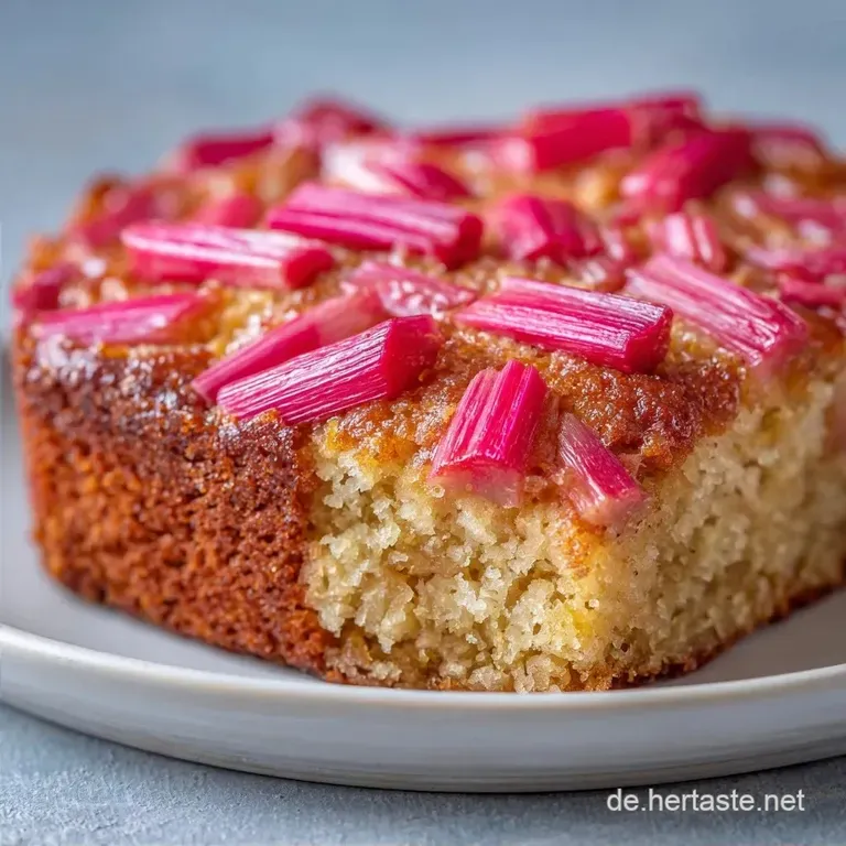 Saftiger Rhabarberkuchen Vom Blech: Luftig