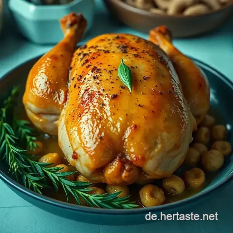 Saftiges H&auml;hnchen im Backofen &ndash; Ein Klassiker der deutschen K&uuml;che