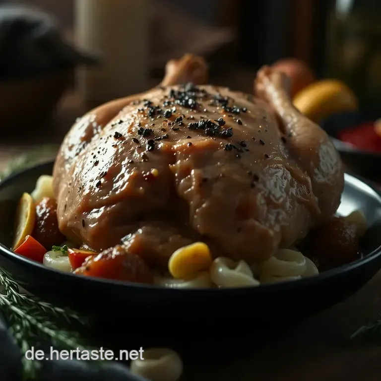 Saftiges H&auml;hnchen Im Pampered Chef Dutch Oven &ndash; Einfach & Perfekt presentation