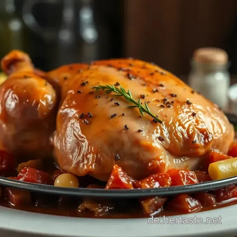 Saftiges H&auml;hnchen im Pampered Chef Dutch Oven &ndash; Einfach & Perfekt