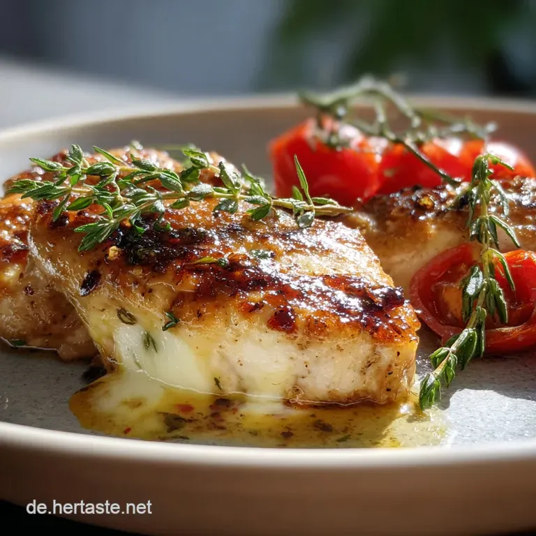 Sahne-H&auml;hnchen mit Mozzarella