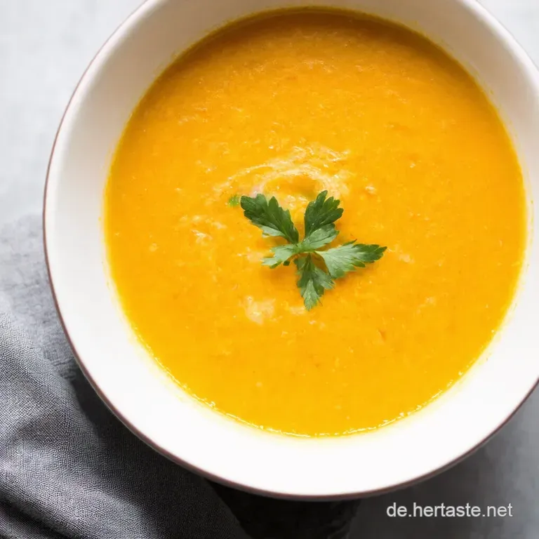 Samtige Selleriesuppe mit Apfel und Haseln&uuml;ssen