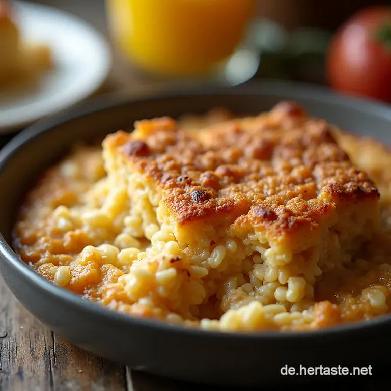 Samtigfluffige Baked Oats Das Perfekte Fr&uuml;hst&uuml;ckskuchengrundrezept presentation