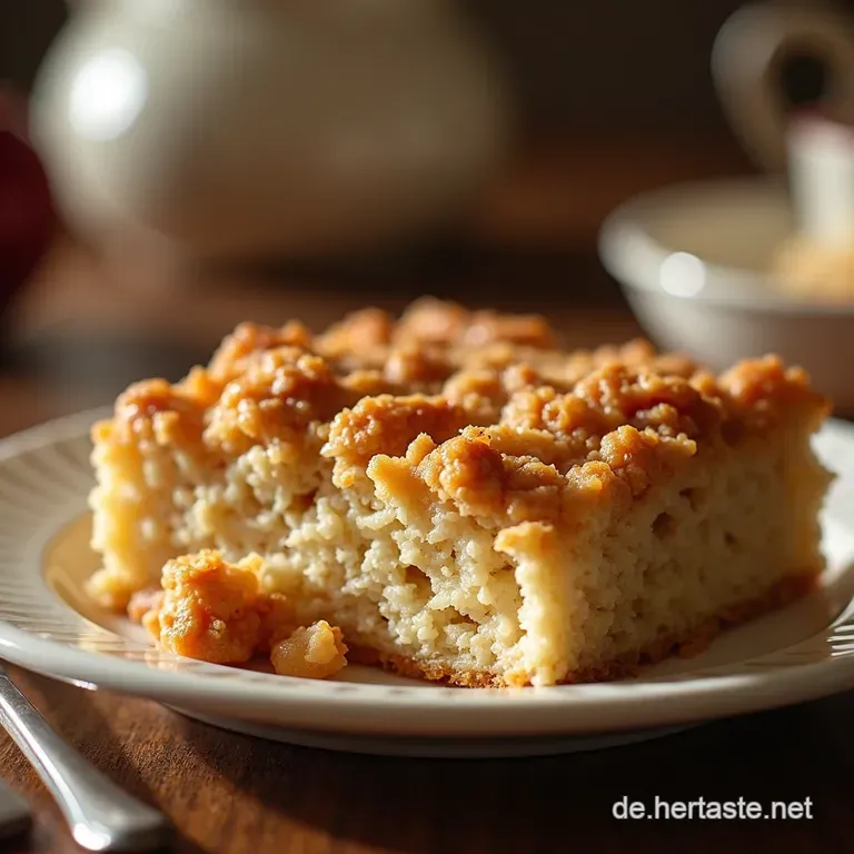 Schneller Zimtzuckerhaferflockenauflauf Baked Oatmeal presentation