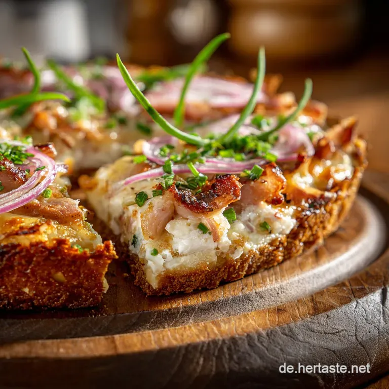 Schneller Zwiebelkuchen Mit Pizzateig: Der Express-Klassiker Zum Federwei&szlig;er presentation