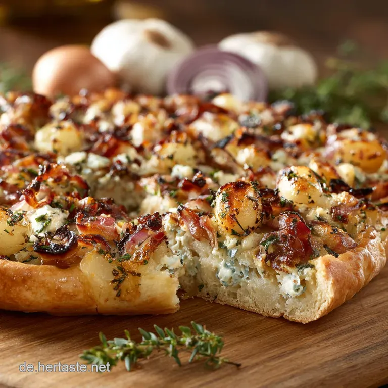 Schneller Zwiebelkuchen mit Pizzateig: Der Express-Klassiker zum Federwei&szlig;er