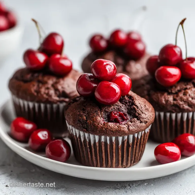 Schwarzw&auml;lder Kirsch Muffins: Saftig mit Mascarpone
