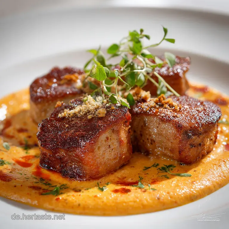 Schweinemedaillons Mit Paprikarahmsauce: Zartes Seelenfutter in 45 Minuten. presentation