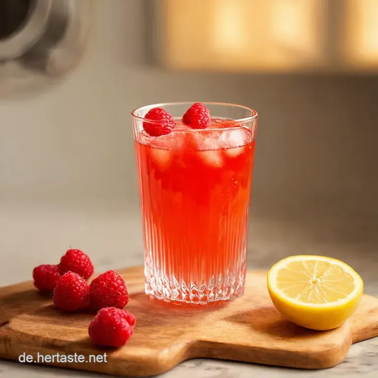 Selbstgemachte Himbeerlimonade Der Sommer Im Glas presentation