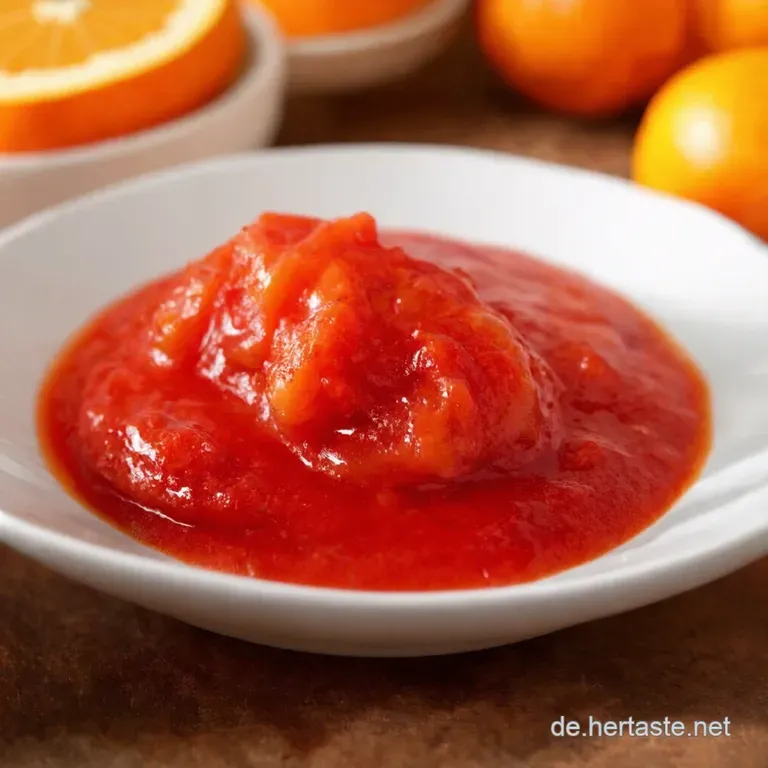 Sonnenschein Im Glas Orangenm&ouml;hrenmarmelade presentation