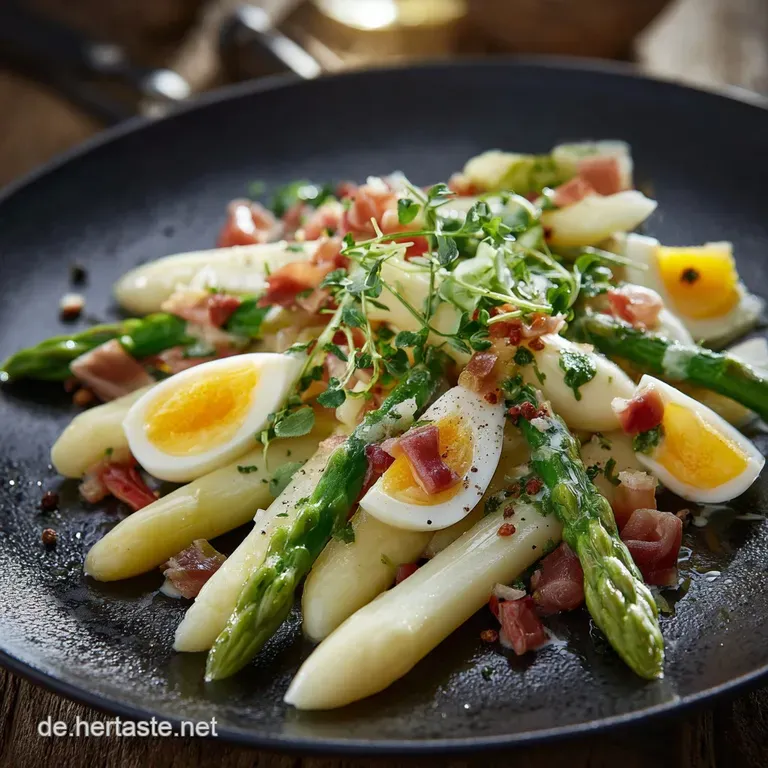 Spargelsalat Mit Ei Und Schinken Das Einfache Rezept F&uuml;r Omas Klassiker presentation