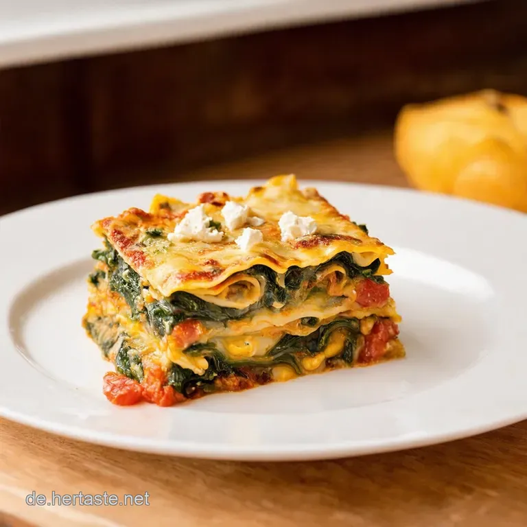 Spinatfetalasagne Ein Mediterraner Gaumenschmaus presentation