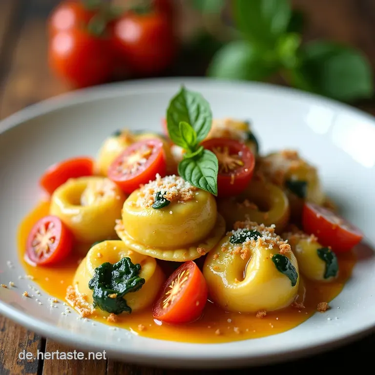 Tortellini Spinat Auflauf mit Tomaten Mein Bella Italia Geheimnis