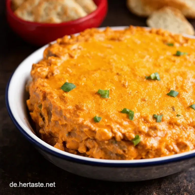 Super Bowl Buffalo Chicken Dip Der Touchdown Dip presentation