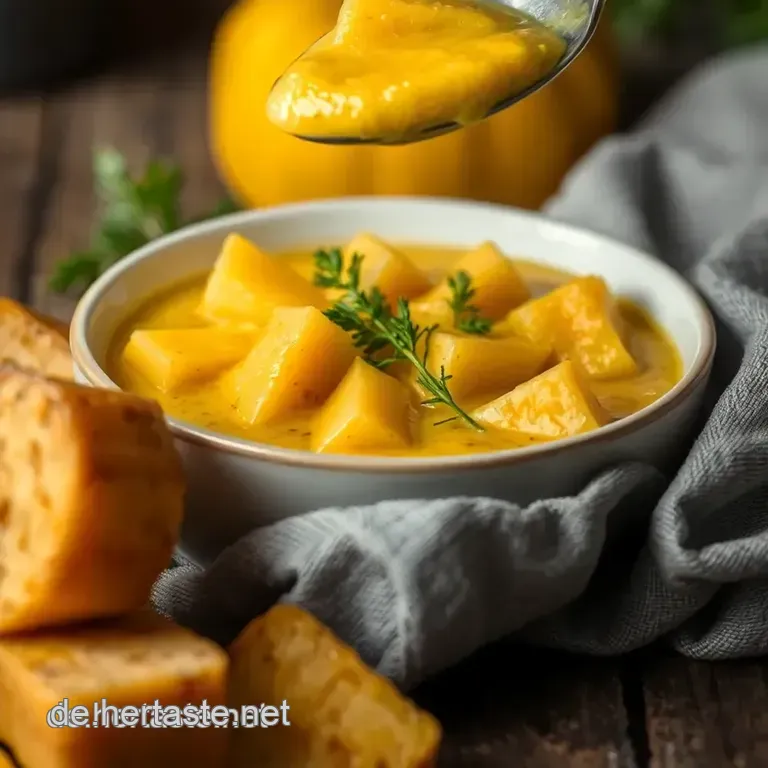 S&uuml;&szlig;kartoffel-Kokos Suppe: Einfach W&auml;rmend Und Soulfood Pur! presentation