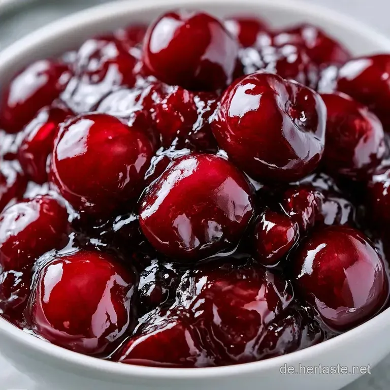S&uuml;&szlig;kirschenmarmelade: In 35 Minuten Fertig