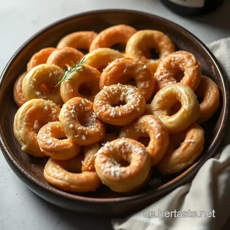Taralli Pugliesi &ndash; Die Knusprigen Italienischen Snack-Kringel presentation