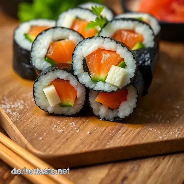 Tekka Maki &ndash; K&ouml;stliche Thunfisch-R&ouml;llchen F&uuml;r Sushi-Liebhaber presentation