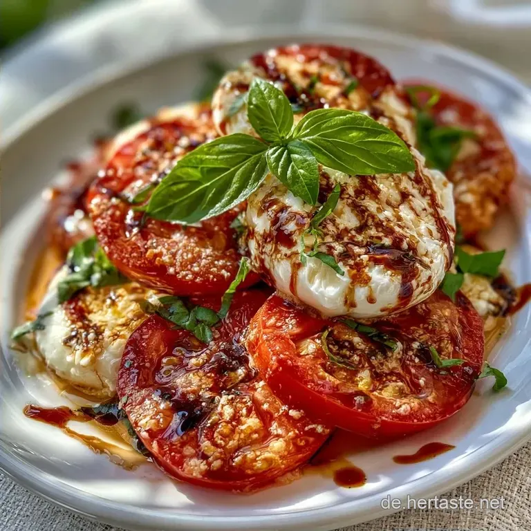 Tomate Mozzarella Basilikum mit Balsamico