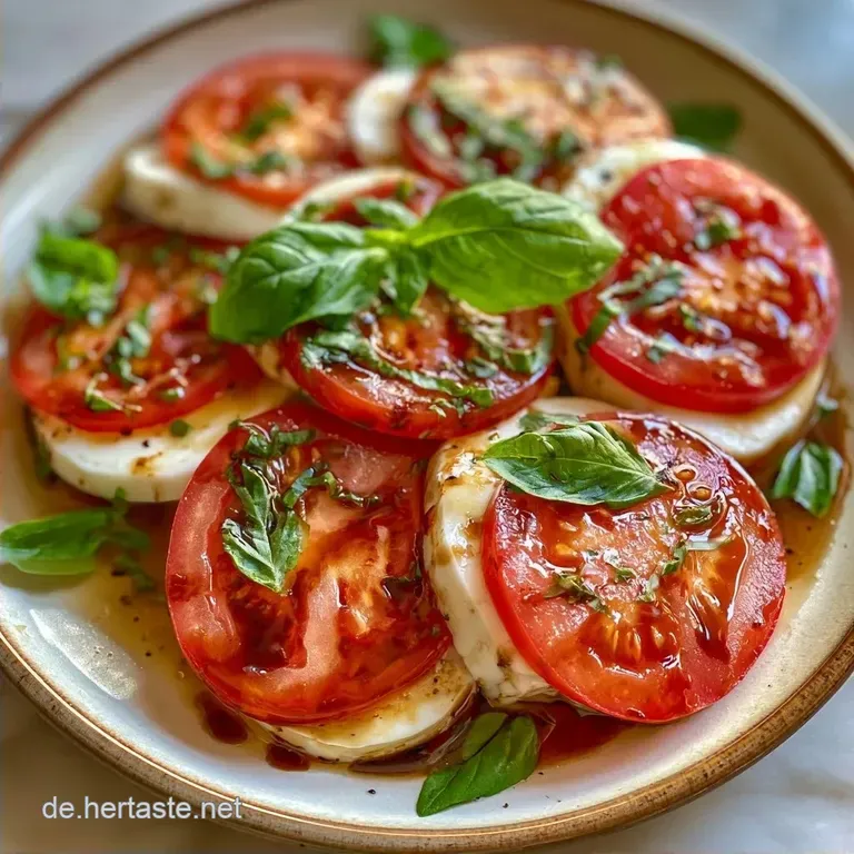 Tomate Mozzarella Pesto mit B&uuml;ffelmozzarella