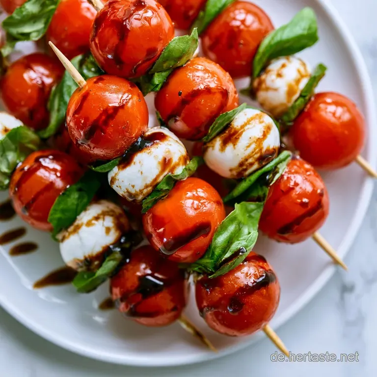 Tomaten Mozzarella Spiesse: Frisch und Mediterran