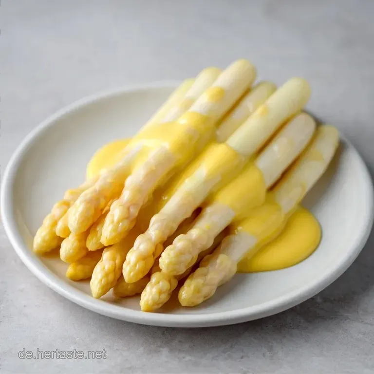 Wei&szlig;er Spargel mit Sauce Hollandaise: Traditionell