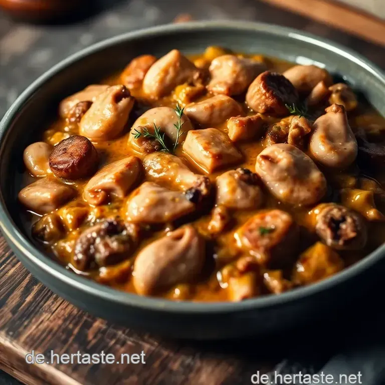 Traditionelles Ragout Fin presentation