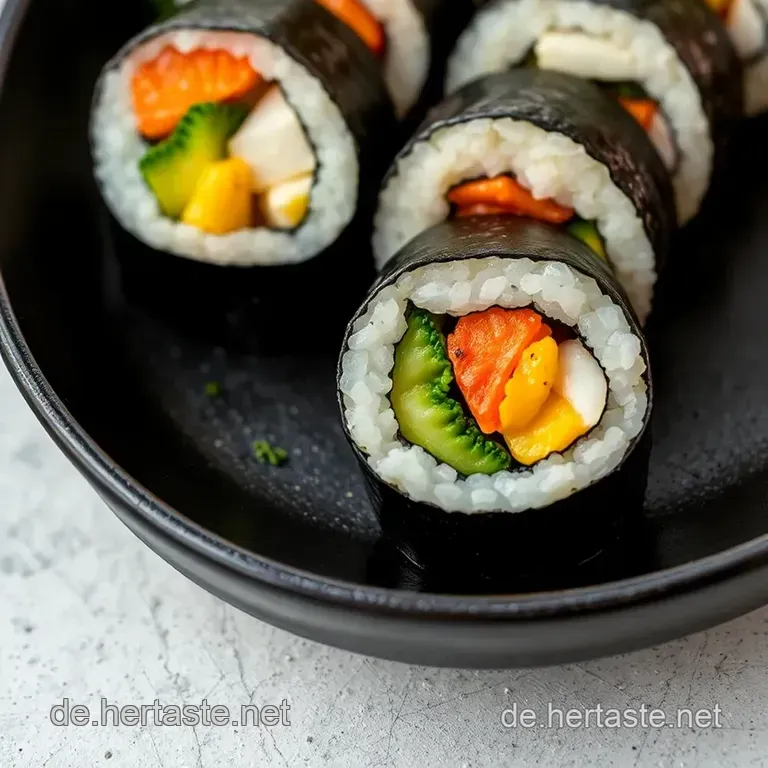 Veggie Sushi Deluxe: Farbenfrohe Rollen F&uuml;r Jeden Geschmack presentation
