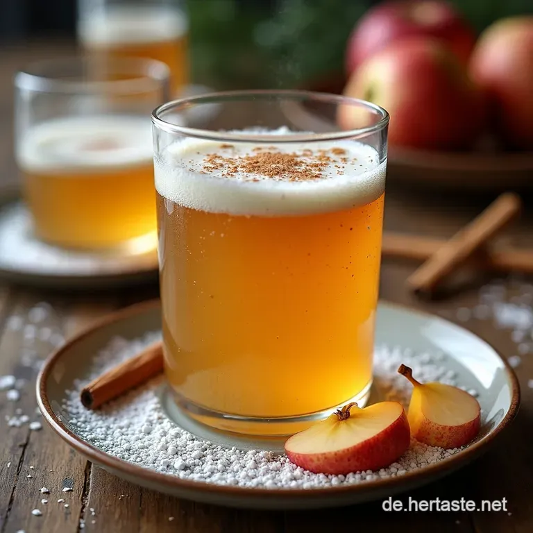 Winterwunder im Glas Omas bester Apfelpunsch Alkoholfrei